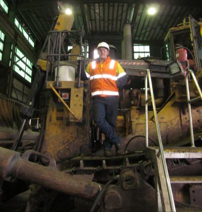 Work Experience Jacob Marshall Muswellbrook High tries his hand with the Maintenance team