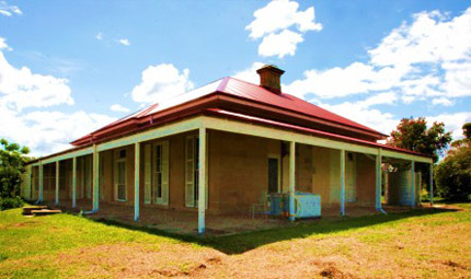 The restored Plashett Homestead
