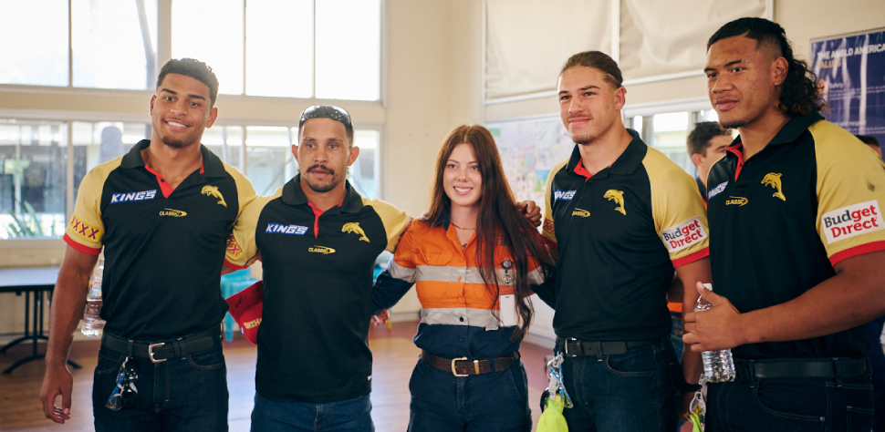 smiling employees